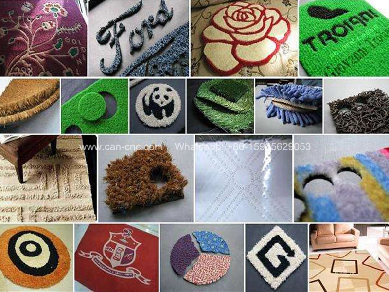 Fabric and leather samples made by laser cutting machine