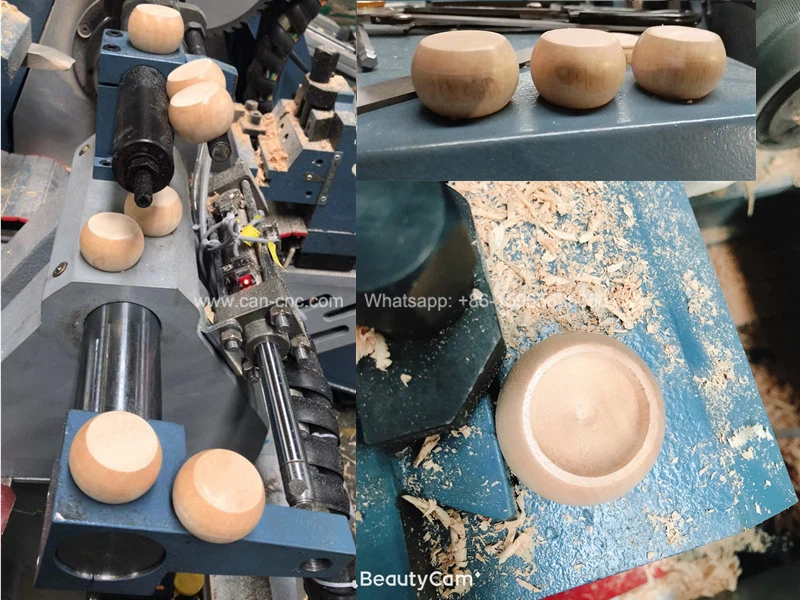 wood cover processing by wood cnc lathe (1)